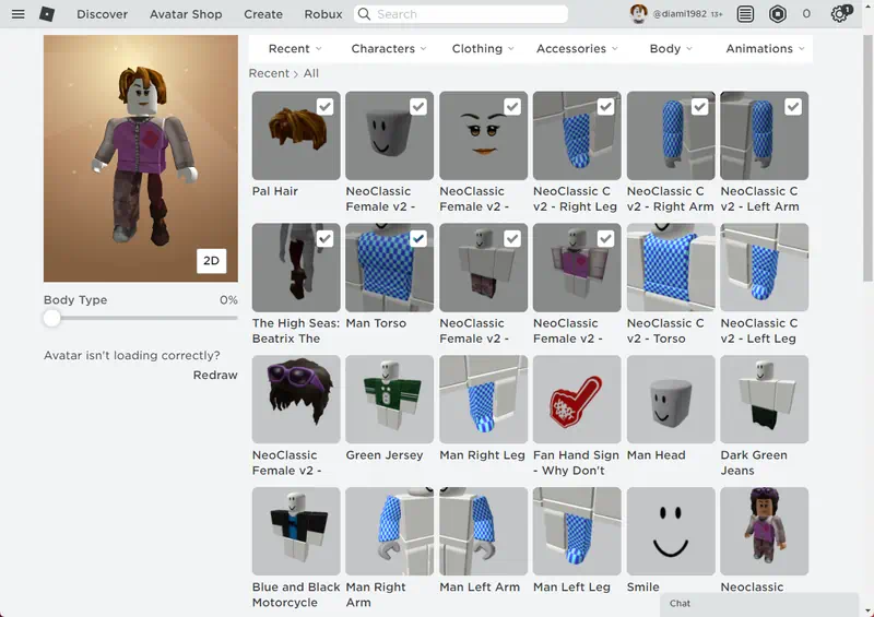 Avatar Editor Roblox