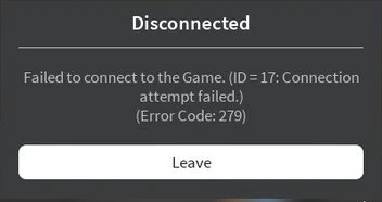 Error 279 Roblox