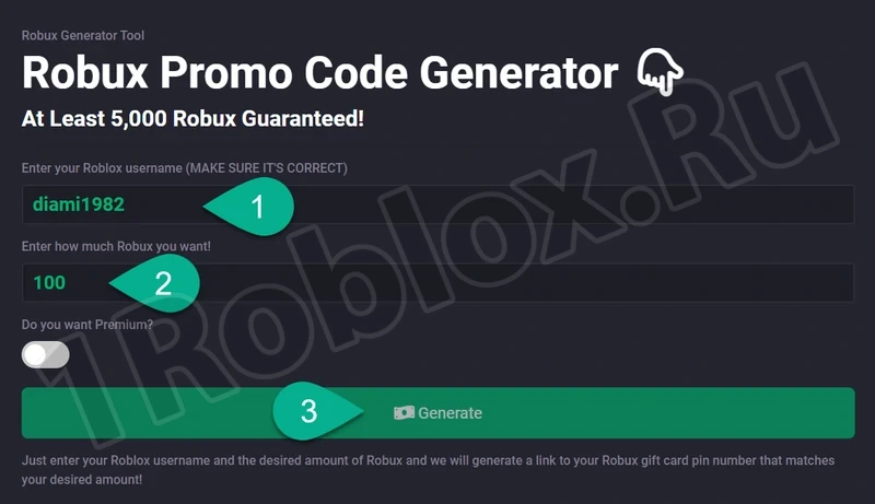 Site to get free Robux