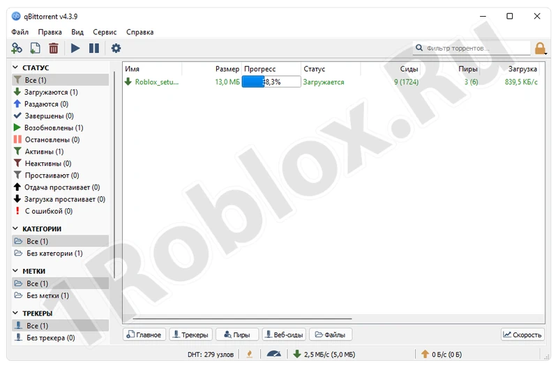 Downloading Roblox via Torrent