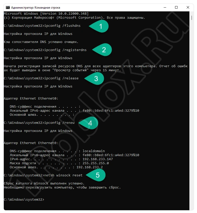 Clearing DNS Cache