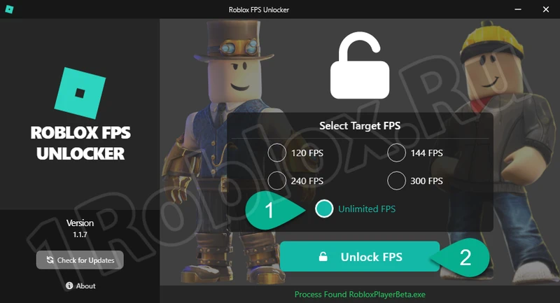 Starting Roblox FPS Unlocker