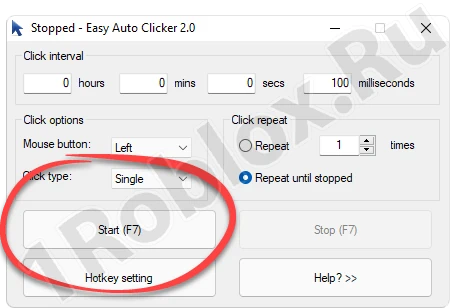 Launching auto-clicker 2.0 for Roblox