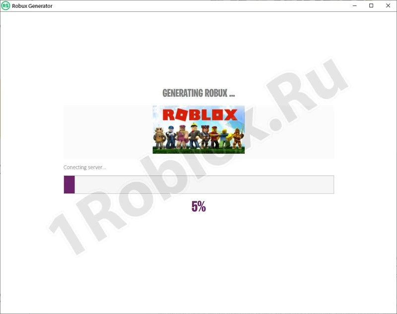 Robux Generator in action