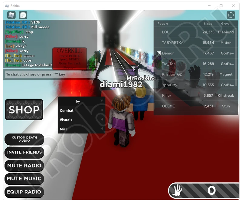 Slap Battles GUI Script Cheat in Roblox