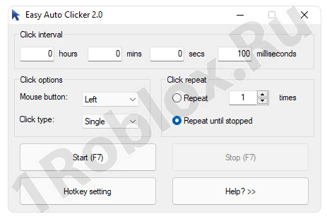 EasyAutoClicker 2.0 for Roblox